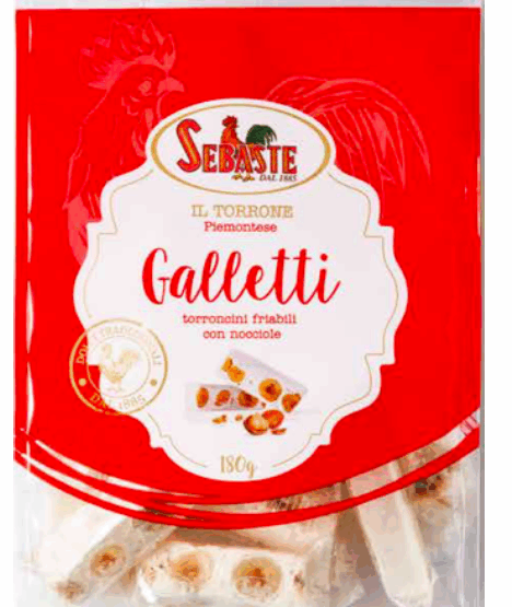 Hard Nougat with hazelnut