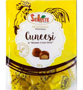 Milk Chocolate praline filled with cream of "Moscato d'Asti DOCG"