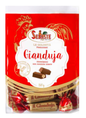 Gianduja Chocolate single bites
