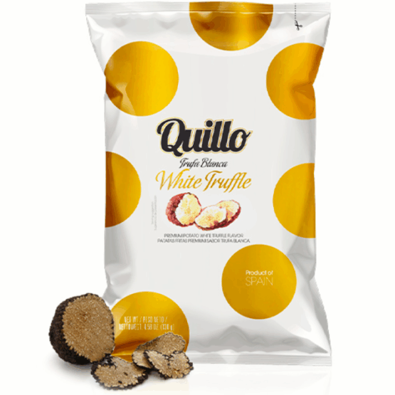 Quillo Chips - White Truffle Gourmet Potato Chips, 130g