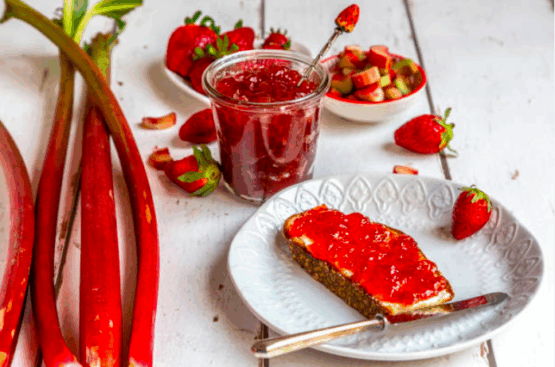 Confiture Fraise Rhubarbe - Image 2