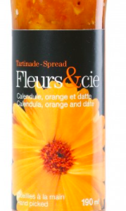 Confiture de calendula, orange et datte  - Fleurs & Cie