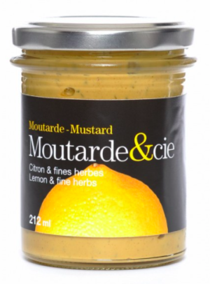 Lemon and fine herbs mustard