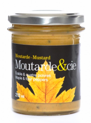 Maple and four peppers mustard