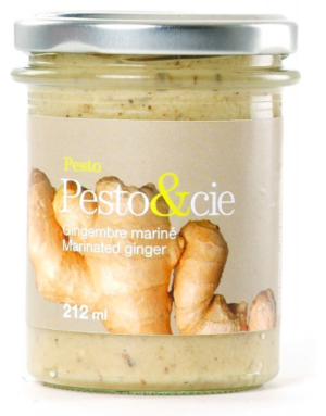 Pesto au gingembre mariné