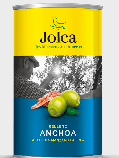 Jolca Olives Anchovy Stuffed Manzanilla