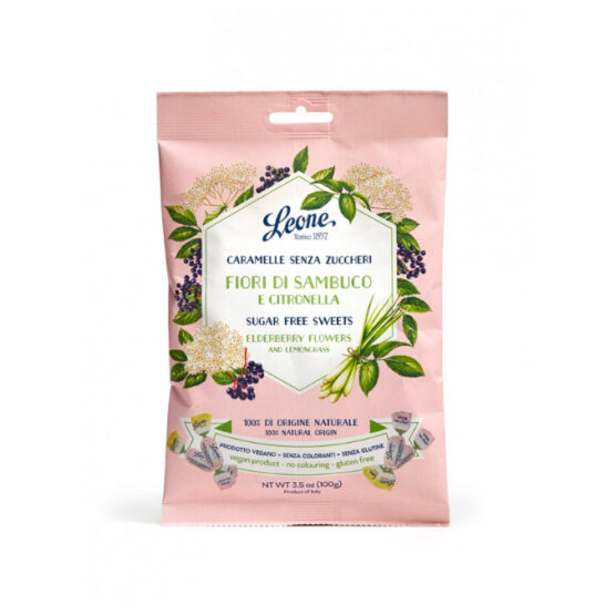 Fleurs de sureau & citronnelle Bonbon dur sans sucre