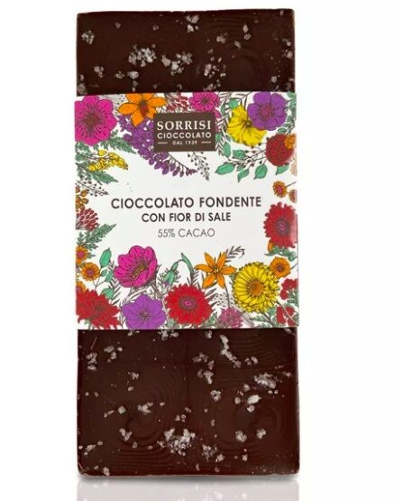 DARK CHOCOLATE WITH FLOWER SALT