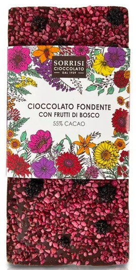 Dark Chocolate with Wild Berries - boella e sorrisi