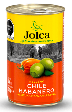 Jolca Olives Aceituna Green Manzanilla Stuffed With Chile Habanero