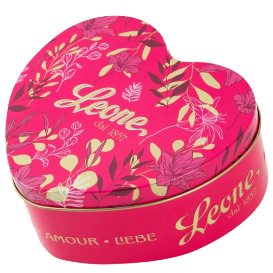 Dark Chocolate coated Mixed Jellies Heart Tin