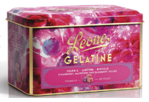 Assorted Wild Berries Jellies in Tin (strawberry, raspberry & blueberry jellies)
